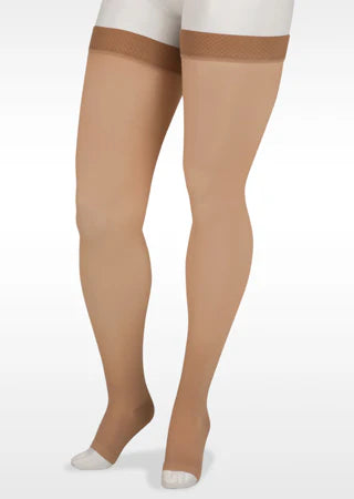 Juzo Thigh High Compression Stockings Open Toe